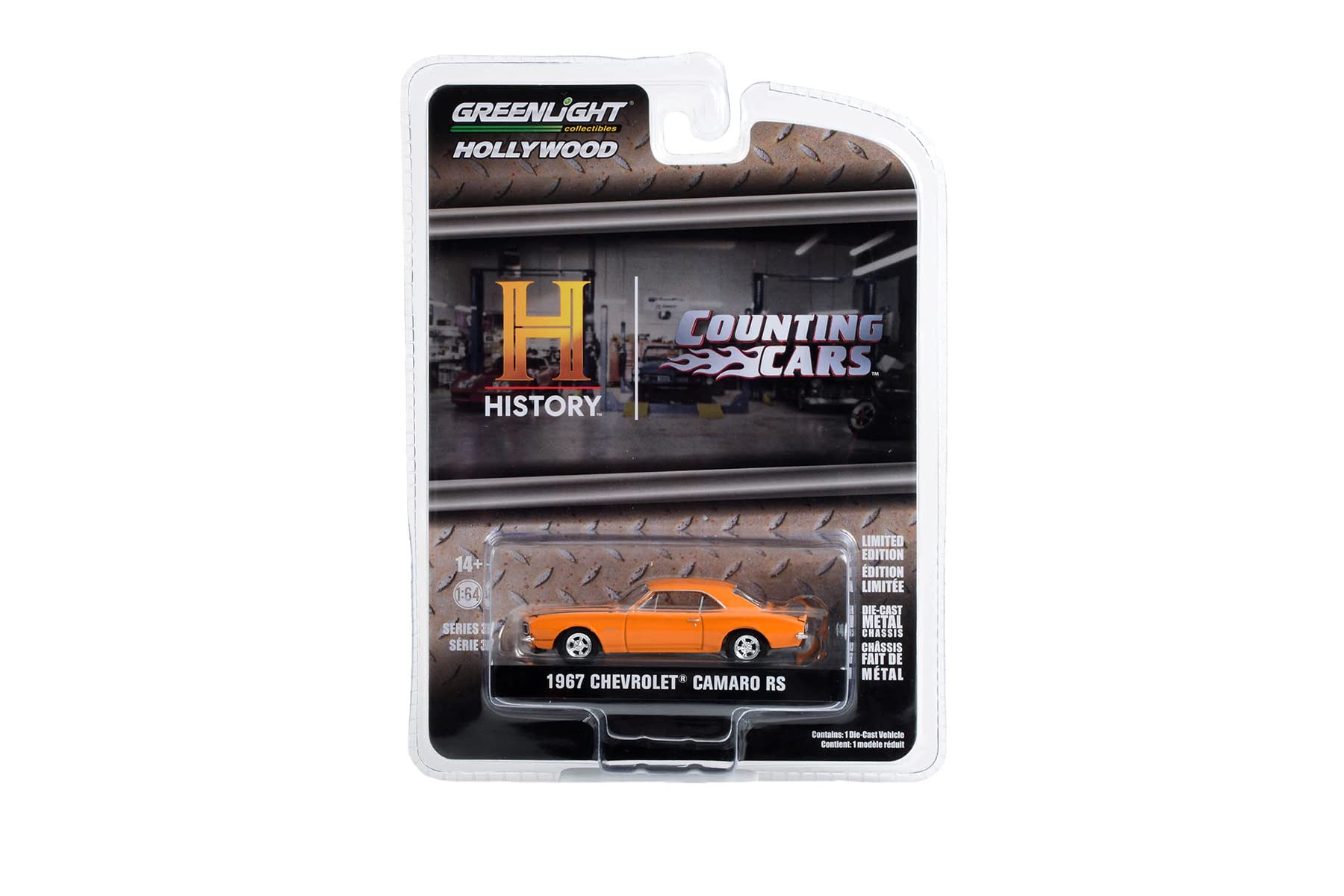 Amazon.com: 1967 Chevy Camaro RS, Counting Cars - Greenlight